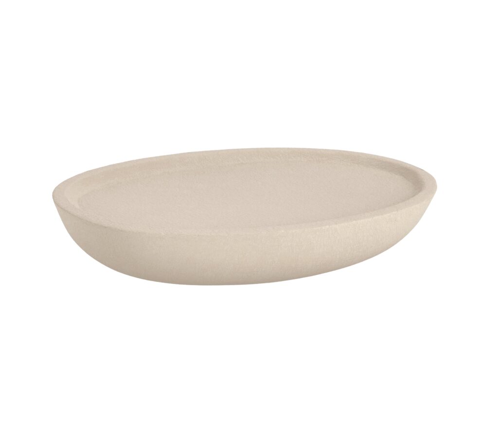 VASSOIO DECORATIVO OV ALLIGATOR BEIGE
