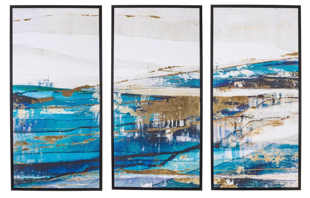 3ER SET GEMÄLDE M-RAHM GALLERY 864 40X80