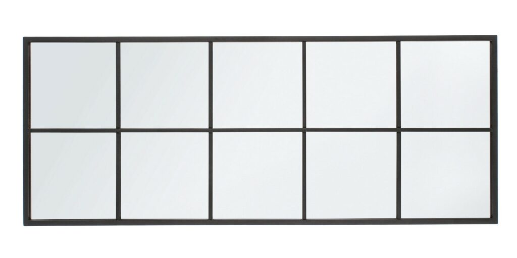 MIROIR AC-C WINDOW NUCLEOS NOIR 125X50