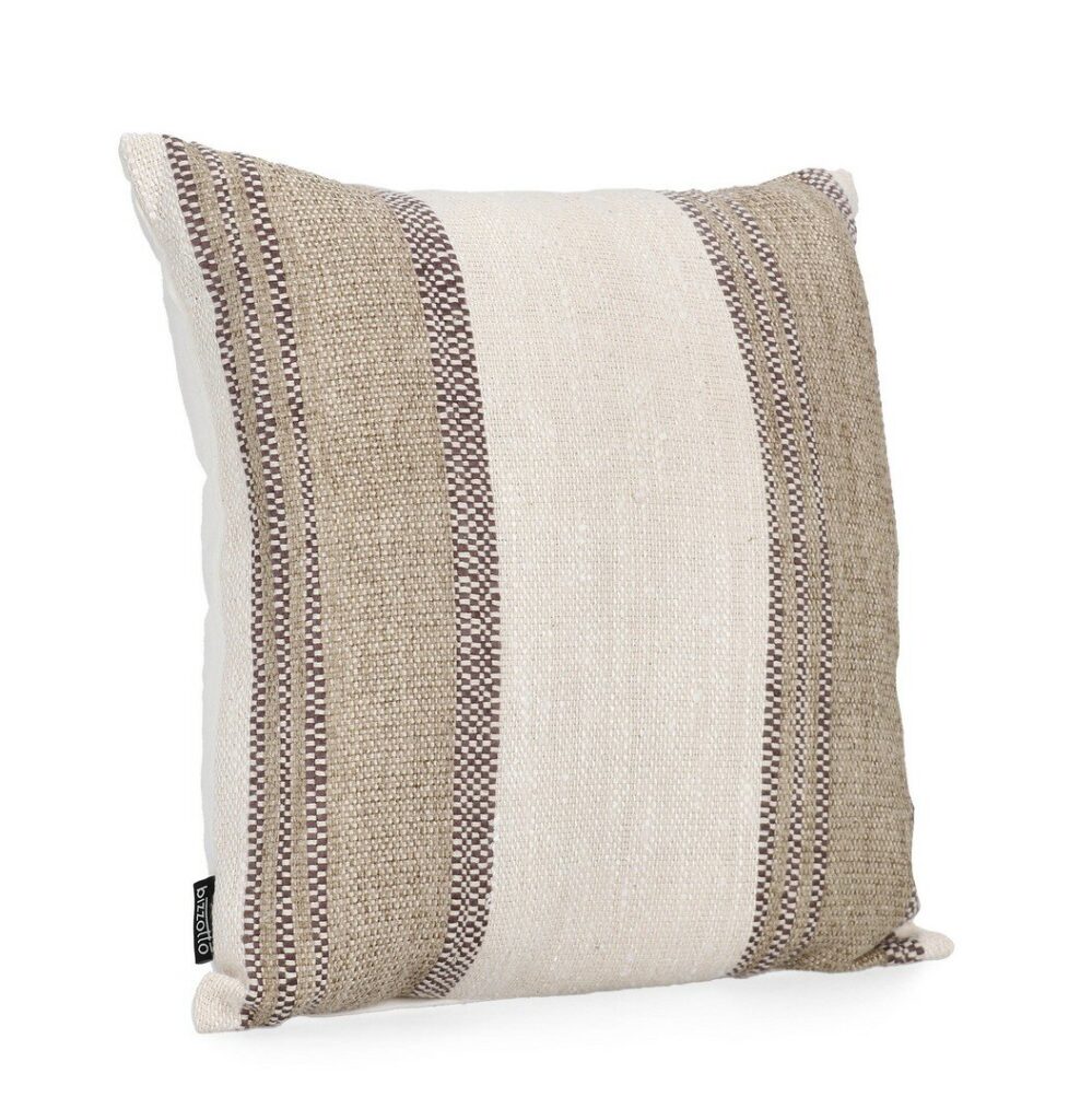 COJÍN MORARA CREMA NATURAL 45X45