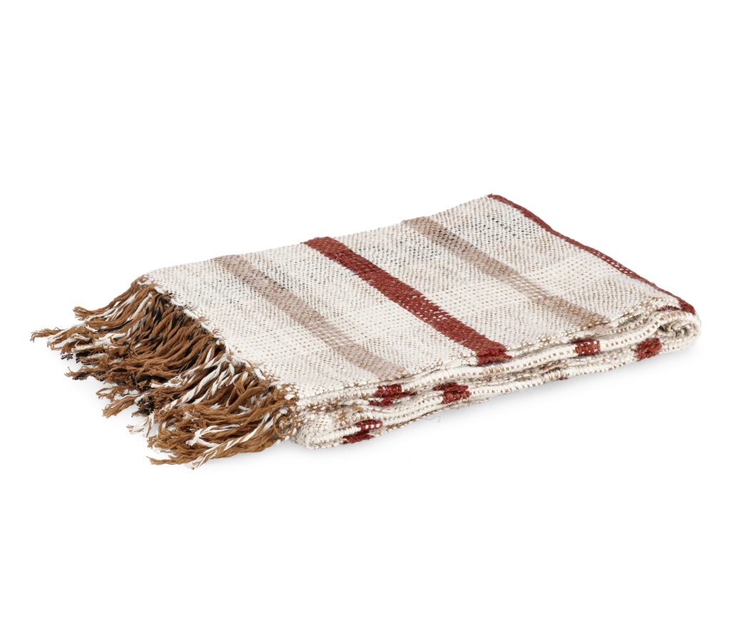 MANTA RAYRA NATURAL MARRON 130X170