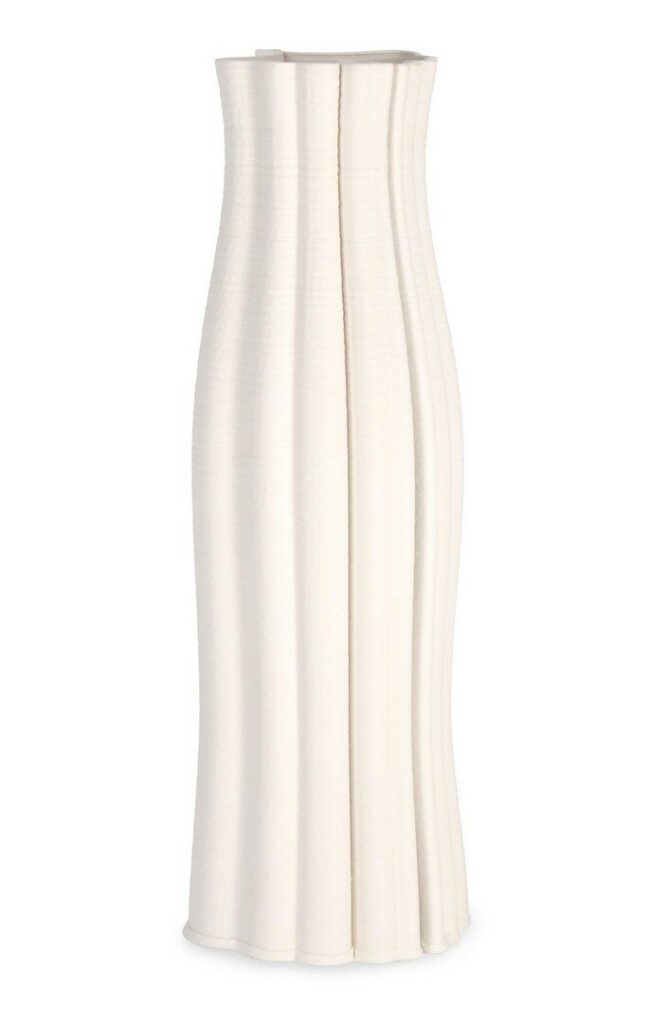 VASE HAYLEE BEIGE H46,5