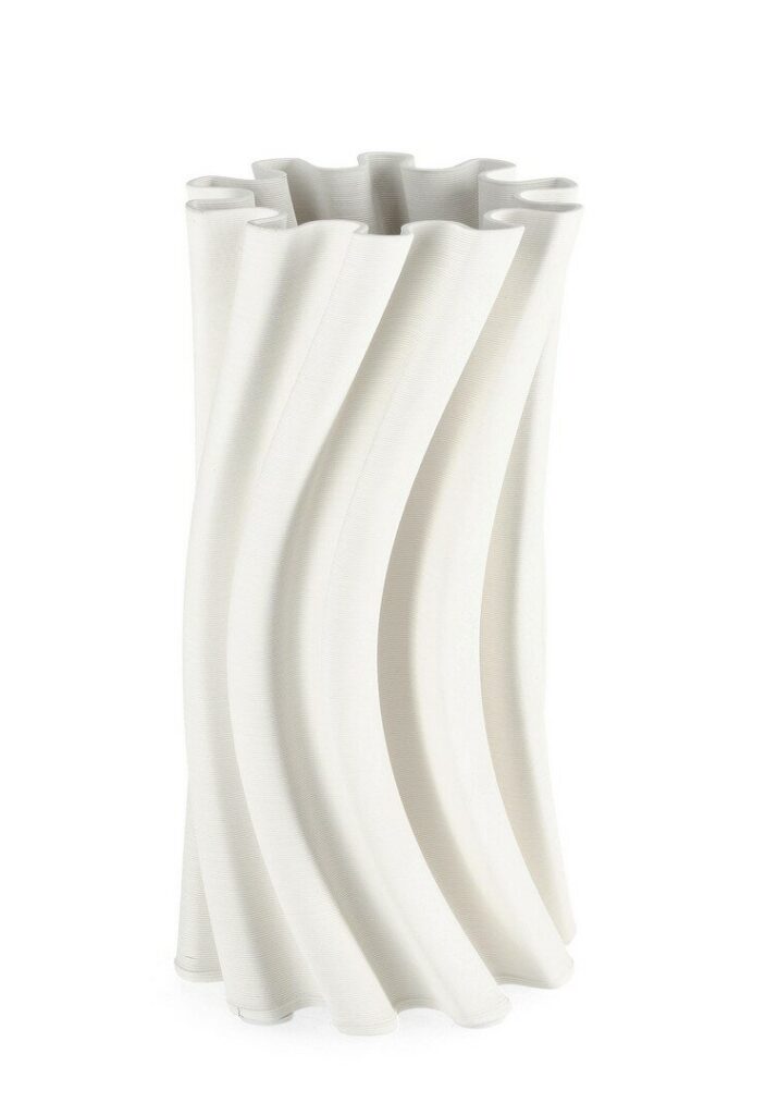 HAYLEE WHITE VASE H31