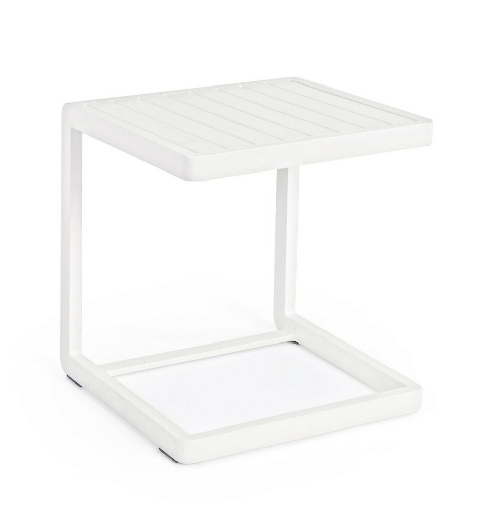 TABLE BASSE KONNOR 40X40 BLANC CX21