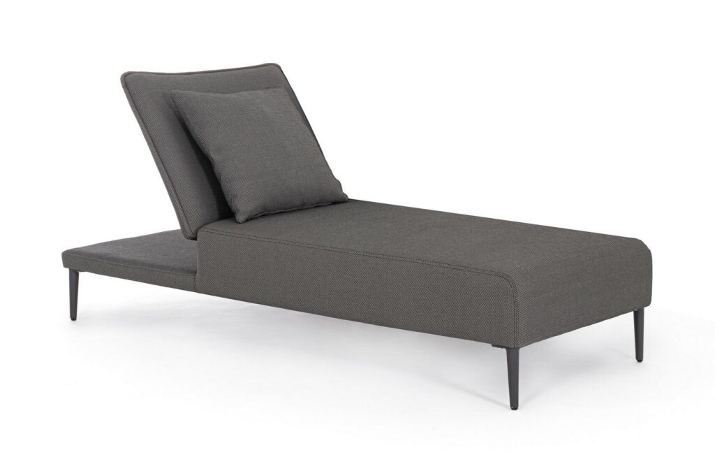 SONNENLIEGE M-K VIPER WEIß QS22/ANTHR