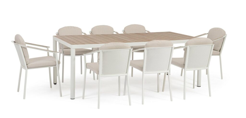 ULISES VAPOR SET TABLE+8CHAIRS YK15