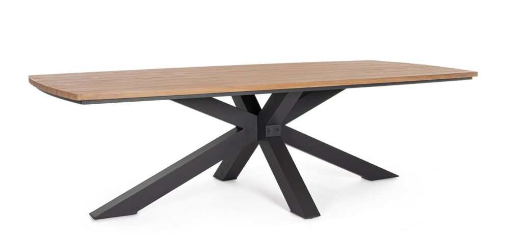 ZELMAR CHARCOAL YK13/NAT TABLE 260X118
