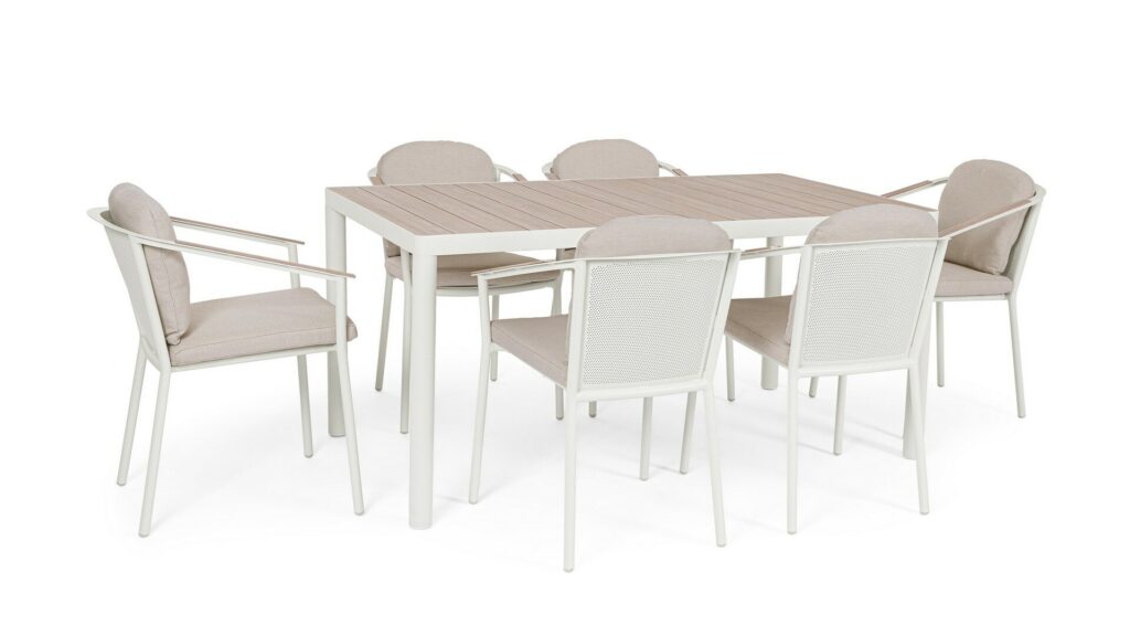 ULISES VAPOR SET TABLE+6CHAIRS YK15