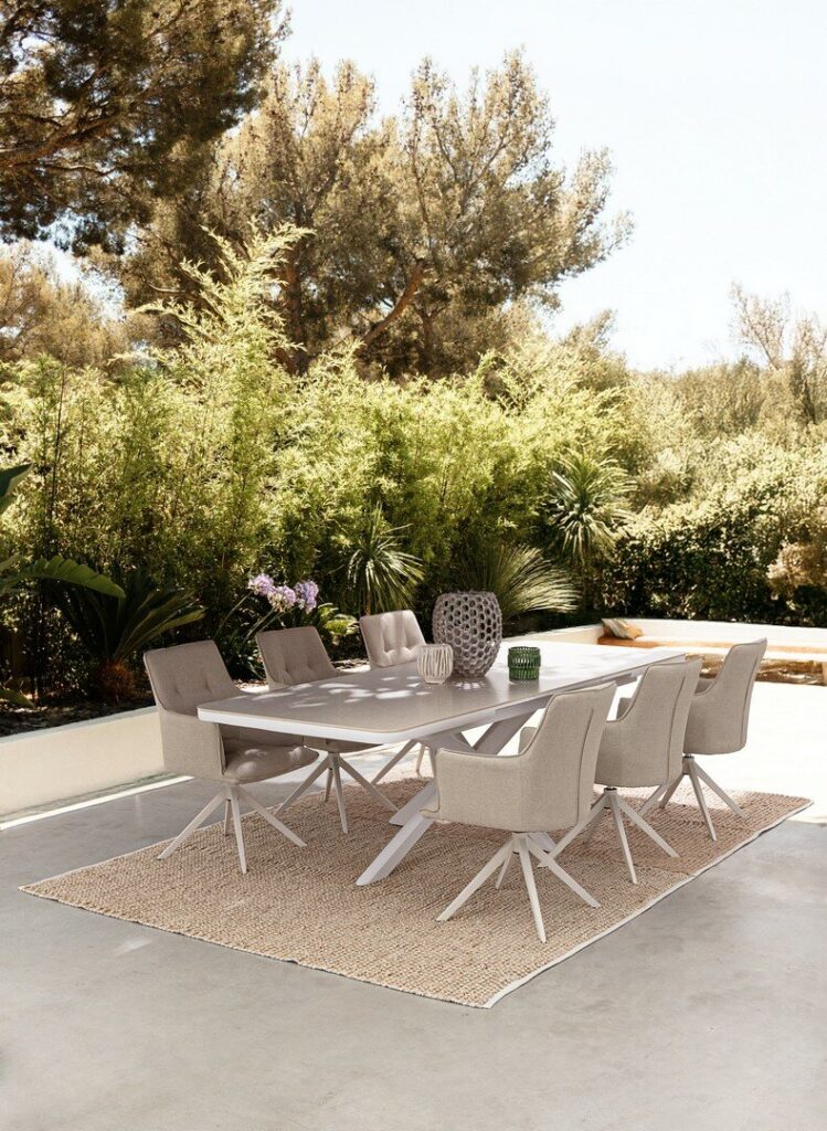 CHAISE AC-ACC SKAGEN PIVOTANT BLANC