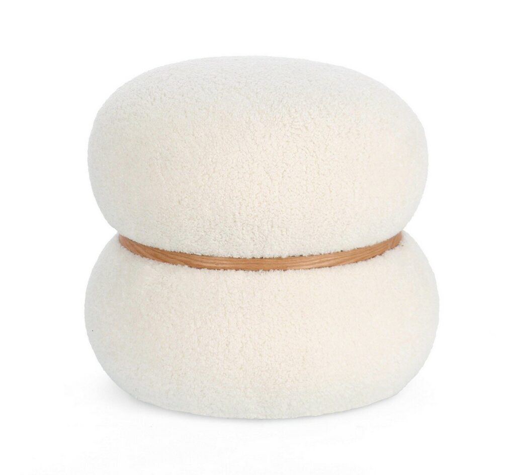 POUF MIRKA TO BIANCO