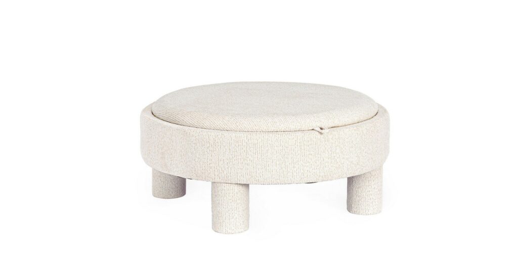 POUF TALYA M-TABLETT RU WEISS
