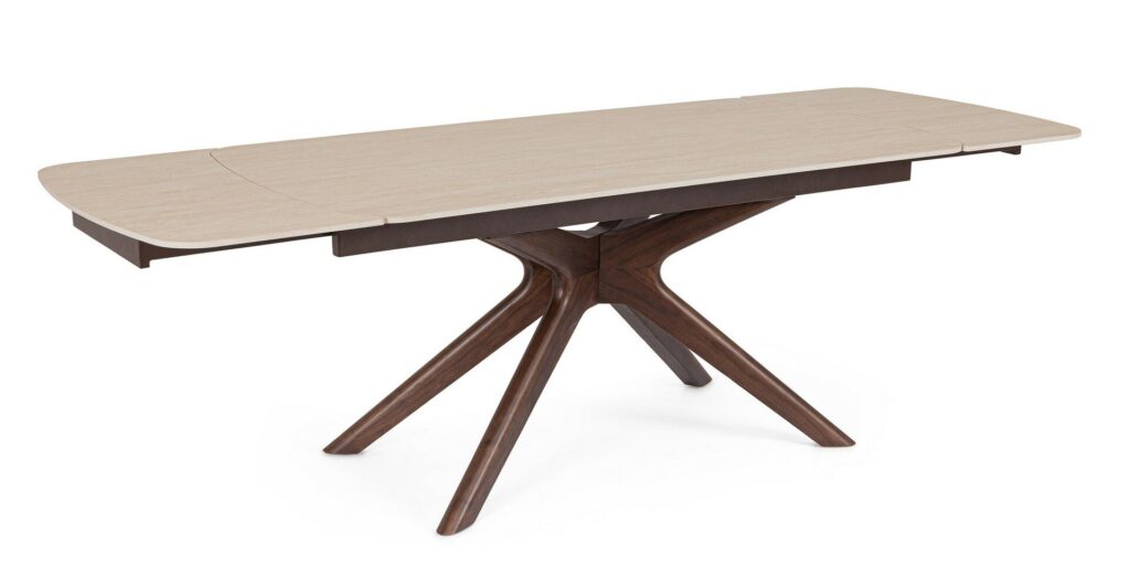 TAVOLO ALL. MARITTA 170/250X90 NOCE/TRAV