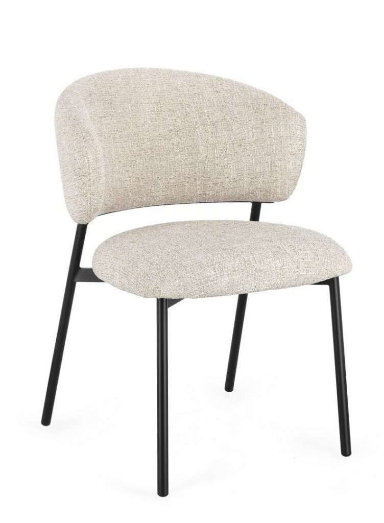 CHAISE PRISCA NOIR/SAND