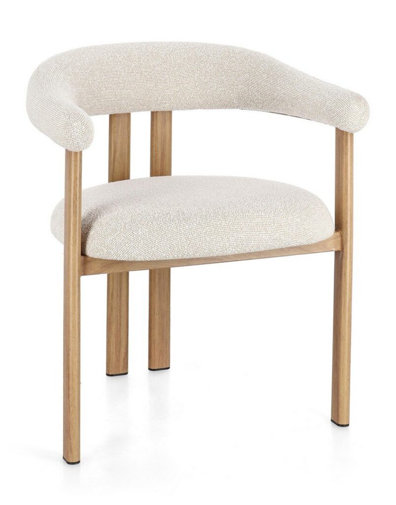 SEDIA C-BR GIUDITTA NATURALE/LINO