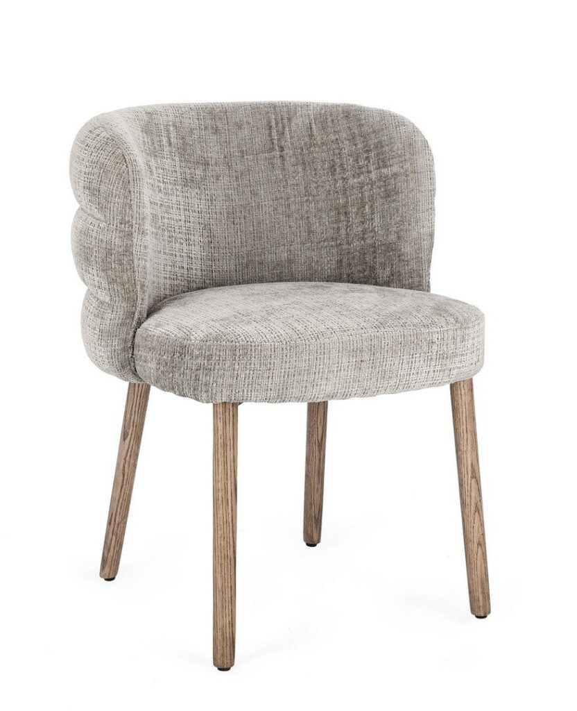 CHAISE ILMA CENDRE/CHÊNE AC-ACC