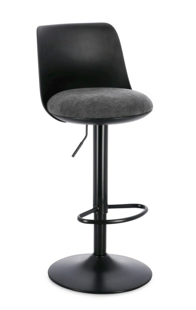 TABOURET DE BAR LOWELL NOIR