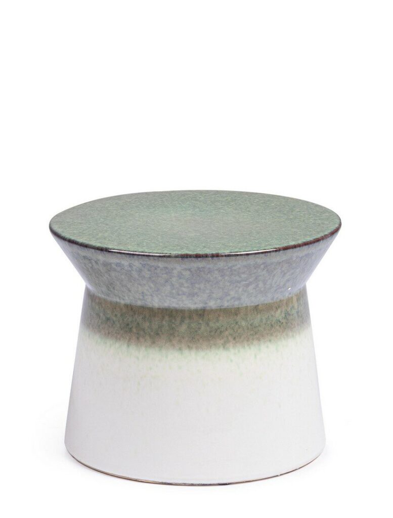 MESA AUX BARAKI VERDE-BLANCO H30
