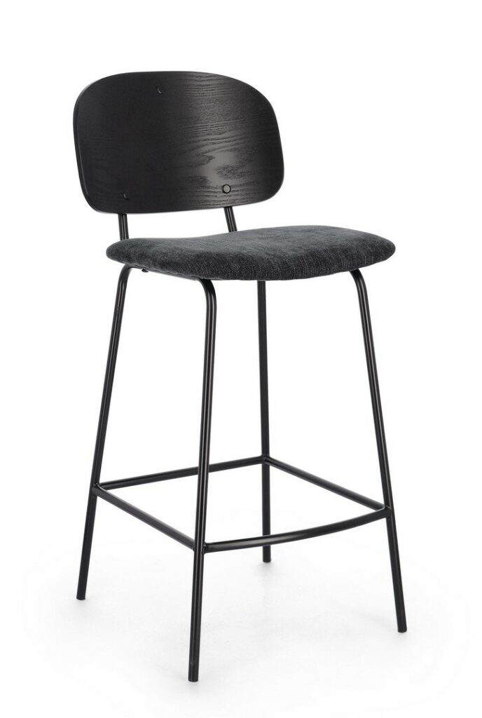 TABOURET SIENNA GRIS FONCÉ
