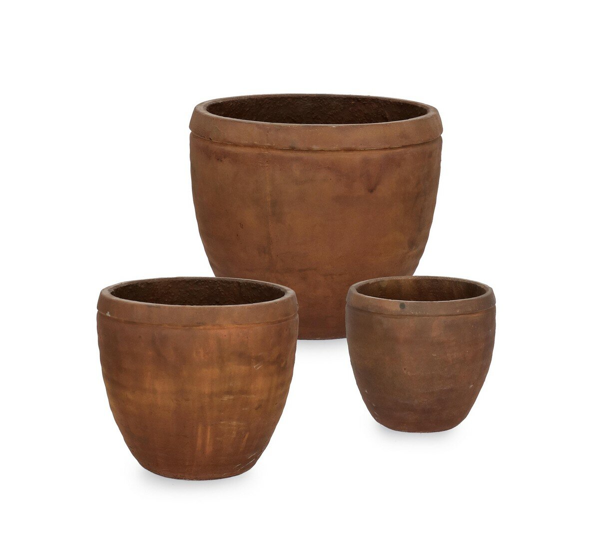 SET3 P.VASE MEILI RO BAS RUSTY