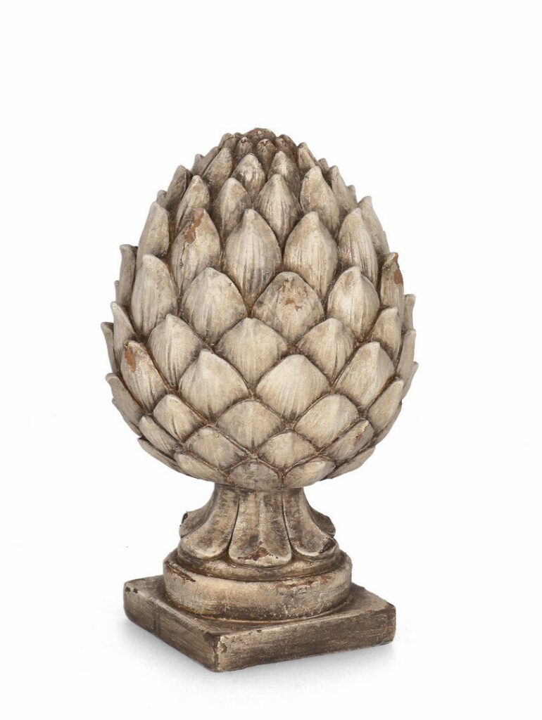 BEIGE PINECONE DECORATION H41