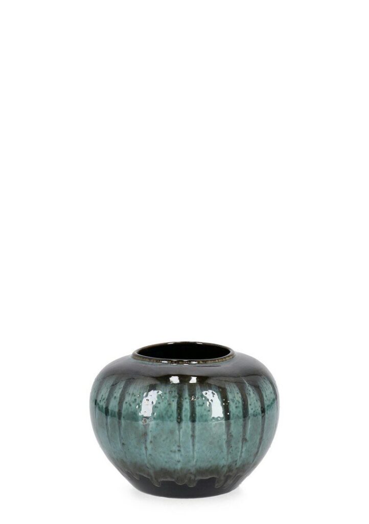 P.VASO COIRA TONDO VERDE MELANGE D25