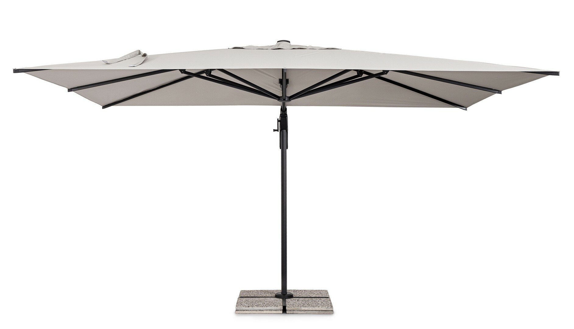 PARASOL DÉPORTÉ ARIES 3X4 ANTHR-NAT T