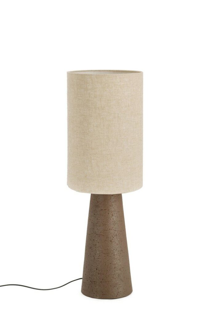 LÁMPARA MESA MARARA MARRON H65,5