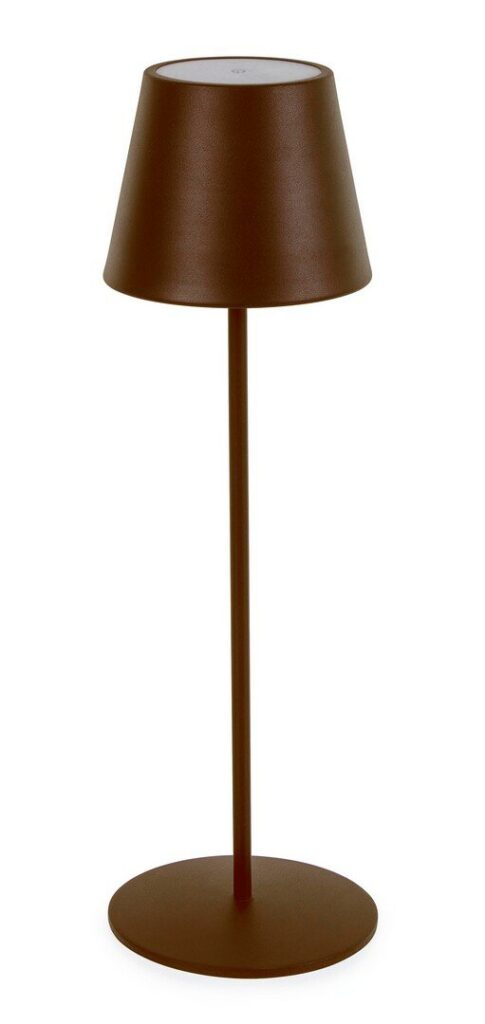 LÁMPARA MESA LED ETNA MARRÓN H38