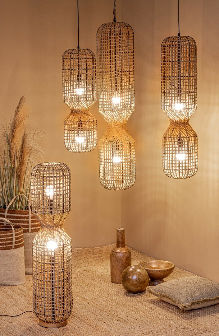 MALABO BEIGE FLOOR LAMP H135