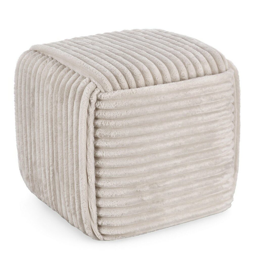 PUF CUBE GRIS CLARO