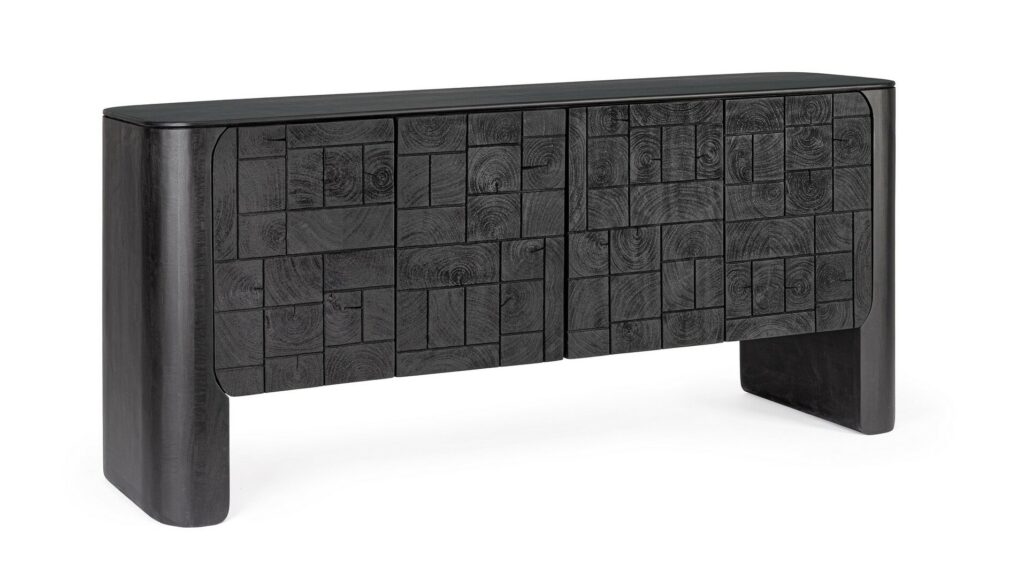 CREDENZA 4A SINNAR NERO