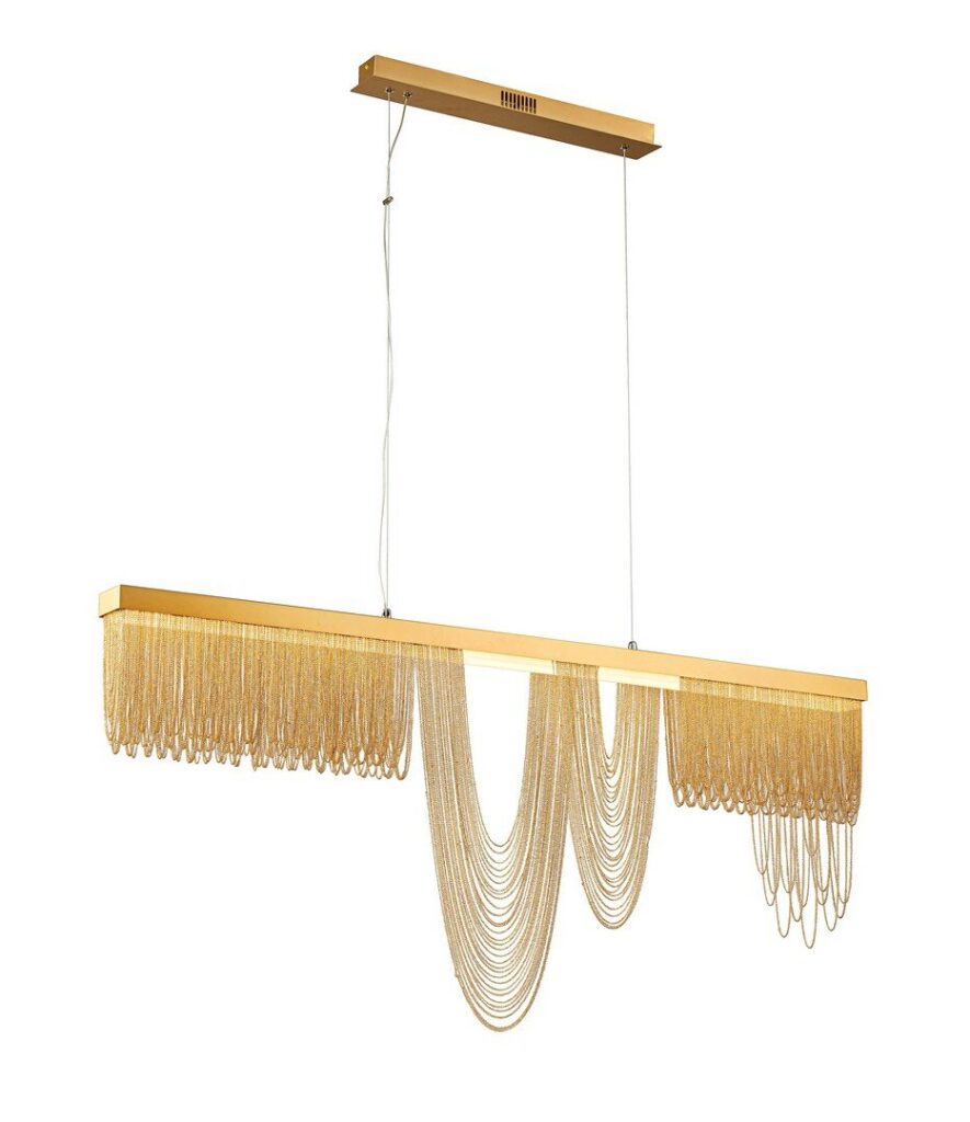 LAMPADARIO HERENT ORO 120X7
