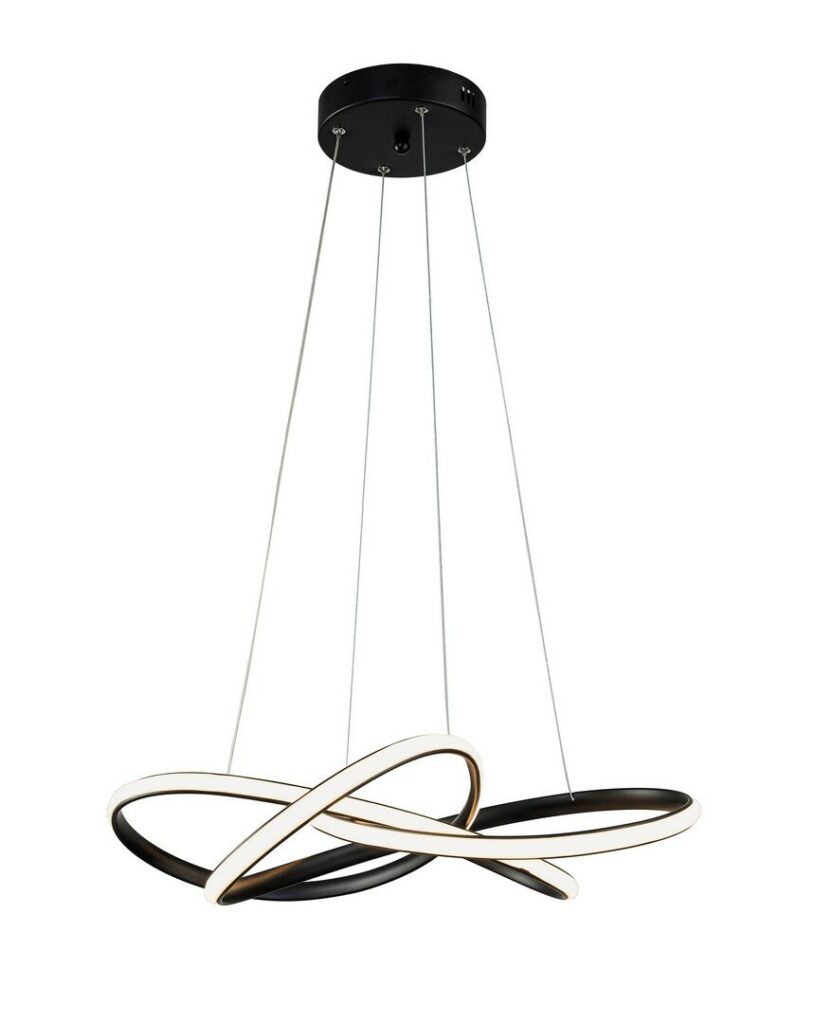 LAMPADARIO ALKEN NERO D70